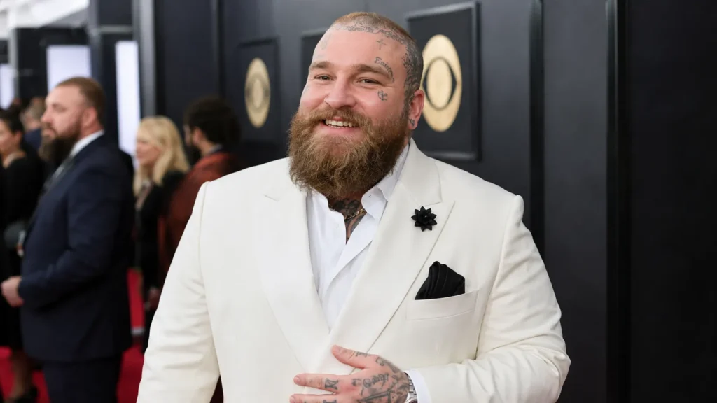 Teddy Swims in the studio during his Teddy Swims net worth career rise