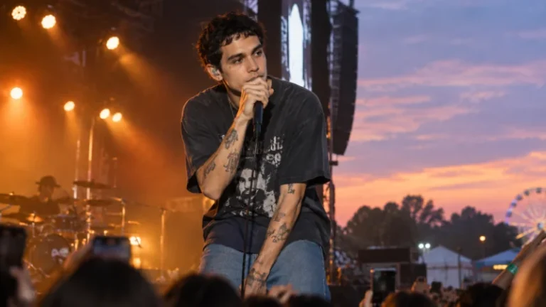 Dominic Fike: Career, Relationships and Net Worth Dominic Fike performing live on stage during a music festival set